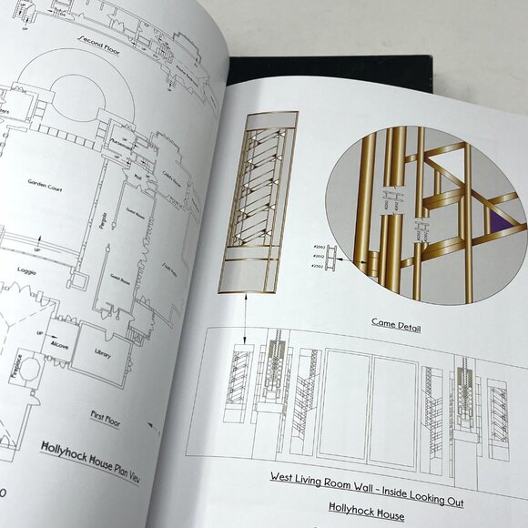 Light Screens Illustrated: Stained Glass Windows Frank Lloyd Wright Dennis Casey - Picture 10 of 11